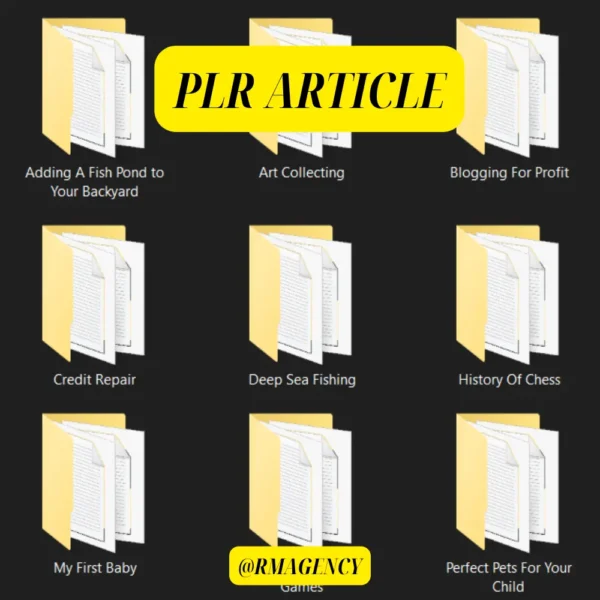 PLR Articles Bundles 3